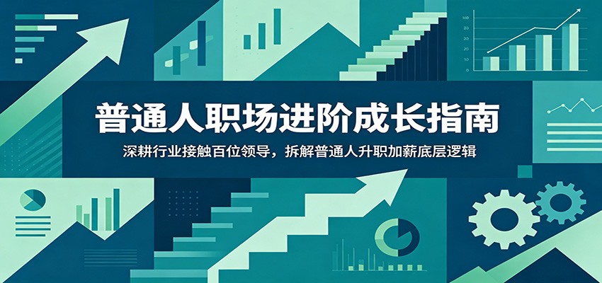 普通人职场进阶成长指南：深耕行业接触百位领导，拆解普通人升职加薪底层逻辑-HEIXMI（中国站）