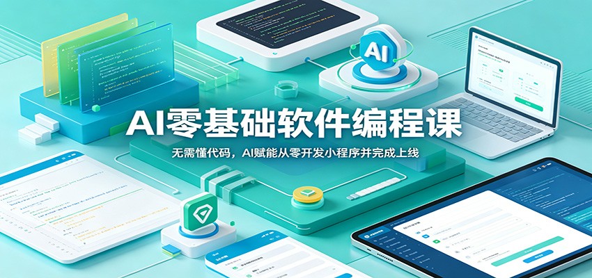 AI零基础软件编程课：无需懂代码，AI赋能从零开发小程序并完成上线-HEIXMI（中国站）