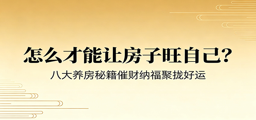 付费文章《怎么才能让房子旺自己？》八大养房秘籍催财纳福聚拢好运-HEIXMI（中国站）