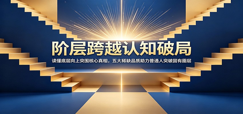 阶层跨越认知破局：读懂底层向上突围核心真相，五大稀缺品质助力普通人突破固有圈层-HEIXMI（中国站）