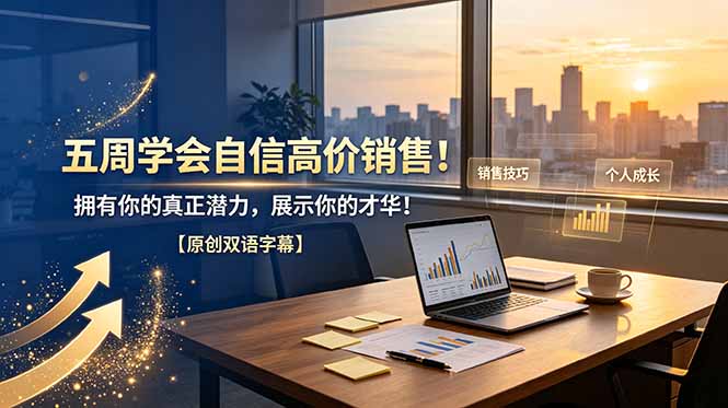 五周学会自信高价销售！拥有你的真正潜力，展示你的才华！【原创双语字幕】-HEIXMI（中国站）