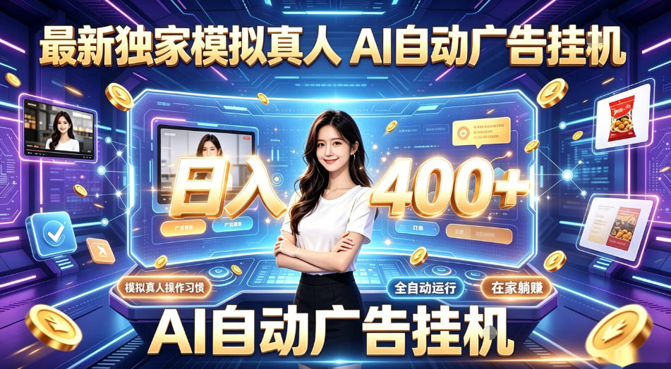 最新独家模拟真人，AI自动挂号挂G，日入400+，全程全自动运行，无需人工【揭秘】-HEIXMI（中国站）