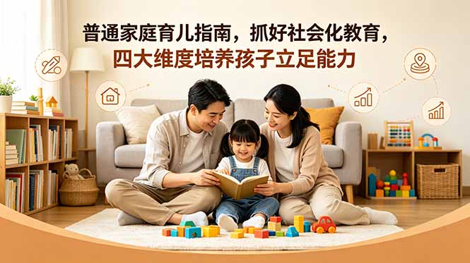 付费文章：普通家庭育儿指南，抓好社会化教育，四大维度培养孩子立足能力-HEIXMI（中国站）