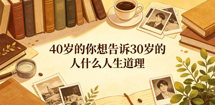 公众号付费文章：40岁的你想告诉30岁的人什么人生道理？-HEIXMI（中国站）