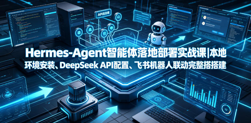 Hermes-Agent智能体落地部署实战课｜本地环境安装、DeepSeek API配置、飞书机器人联动完整搭建教程-HEIXMI（中国站）