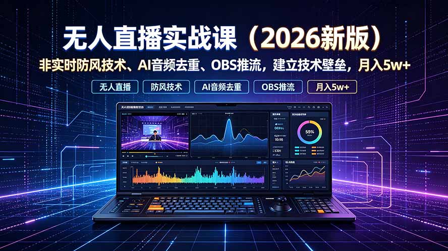 无人直播实战课(更新7月-HEIXMI（中国站）