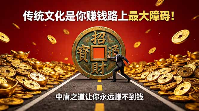 付费文章：传统文化是你赚钱路上最大障碍！中庸之道让你永远赚不到钱-HEIXMI（中国站）