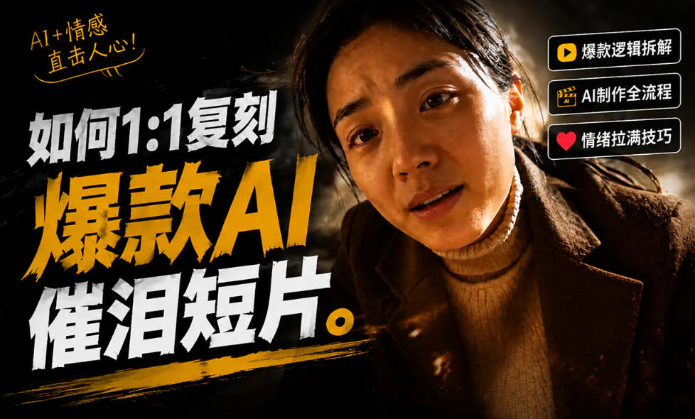 豆包+Gemini生成真人AI短剧-拆解复刻百万爆款第一人称短片，一站式讲透爆款复刻全流程-HEIXMI（中国站）