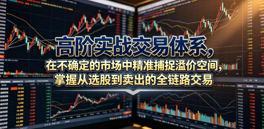 高阶实战交易体系，在不确定的市场中精准捕捉溢价空间，掌握从选股到卖出的全链路交易心法(更新6月)-HEIXMI（中国站）