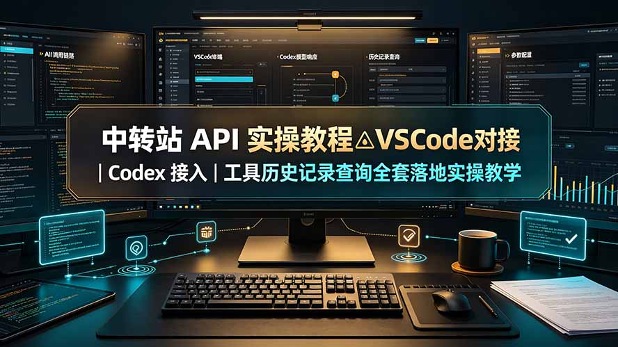 中转站 API 实操教程△VSCode 对接｜Codex 接入｜工具历史记录查询全套落地实操教学-HEIXMI（中国站）