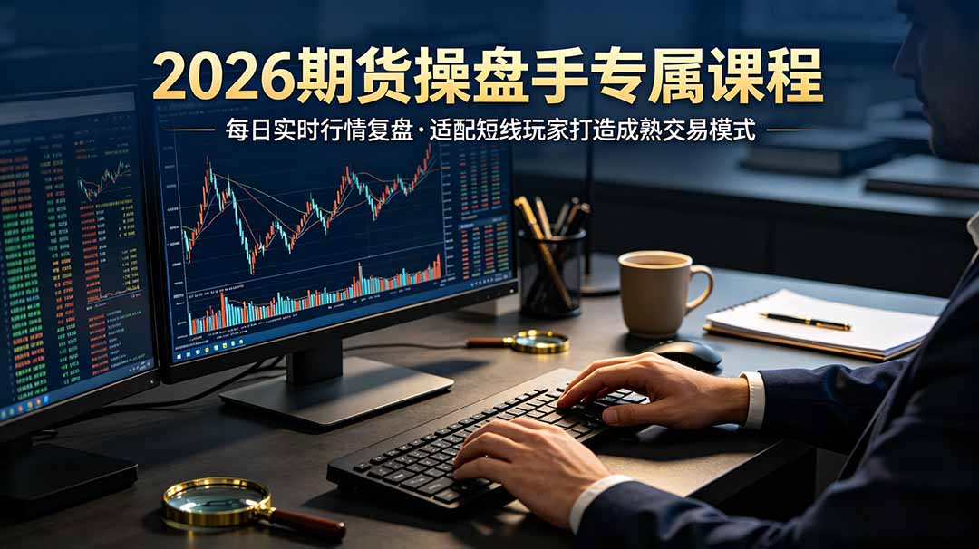 2026期货操盘手专属课程-更新7月11，每日实时行情复盘，适配短线玩家打造成熟交易模式-HEIXMI（中国站）