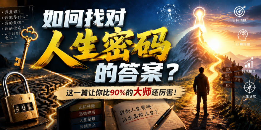 付费文章：如何找对人生密码的答案？这一篇让你比90%的大师还厉害！-HEIXMI（中国站）