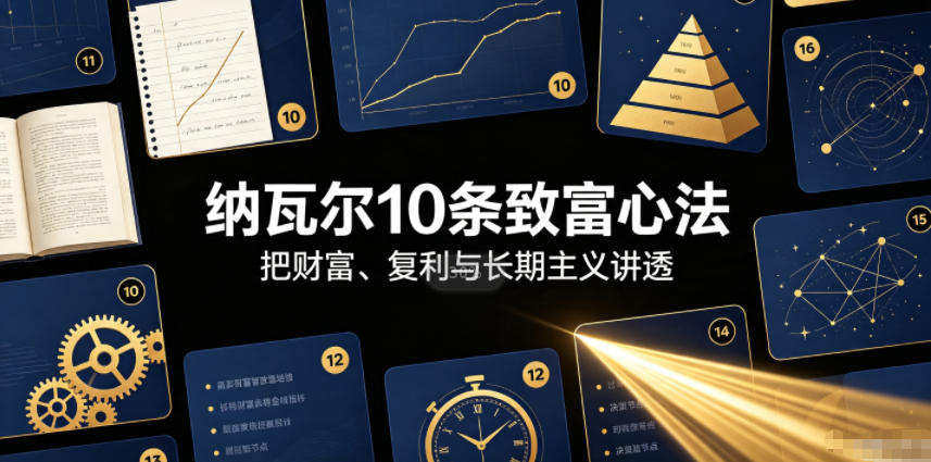 付费文章：纳瓦尔10条致富心法-HEIXMI（中国站）