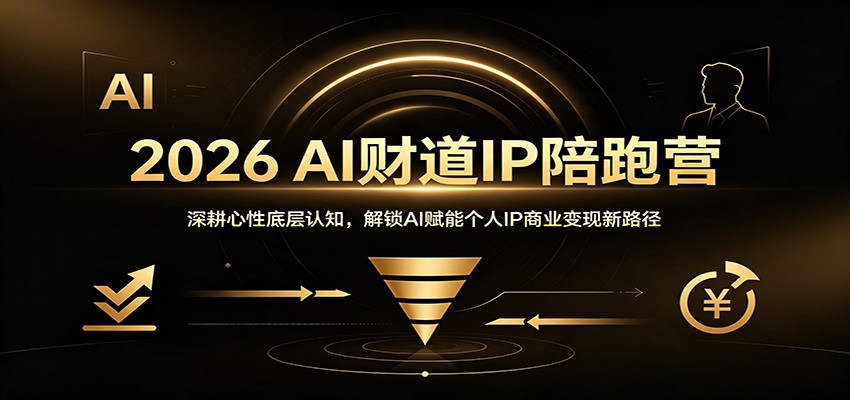 2026 AI财道IP陪跑营：深耕心性底层认知，解锁AI赋能个人IP商业变现新路径-HEIXMI（中国站）
