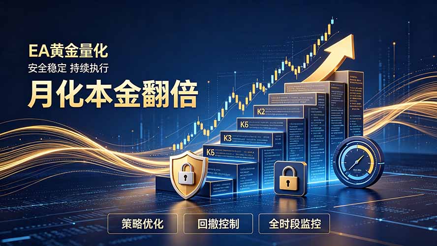 全新EA量化打法，月化本金翻倍的全新策略，安全稳定持续输出-HEIXMI（中国站）