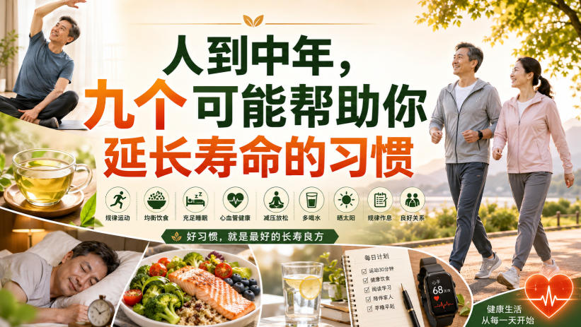 付费文章：人到中年，九个可能帮助你延长寿命的习惯-HEIXMI（中国站）