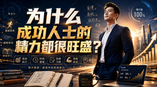 付费文章：为什么成功人士的精力都很旺盛？-HEIXMI（中国站）