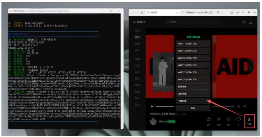 Github热门工具，视频号下载神器又来了！一键注入下载按钮，轻松下载，使用便捷wx_channel