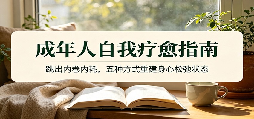 成年人自我疗愈指南：跳出内卷内耗，五种方式重建身心松弛状态-HEIXMI（中国站）
