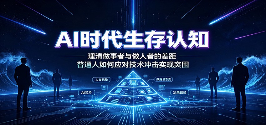 AI时代生存认知：理清做事者与做人者的差距，普通人如何应对技术冲击实现突围-HEIXMI（中国站）