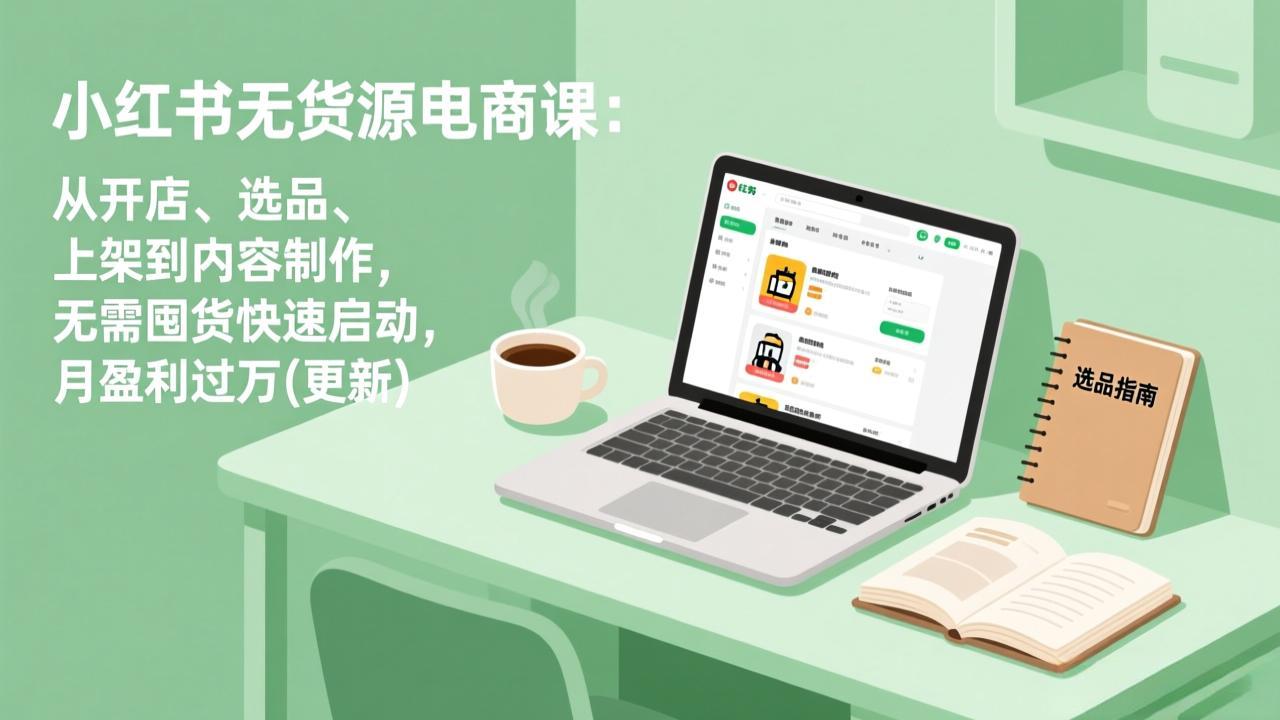 小红书无货源电商课(7月更新-HEIXMI（中国站）