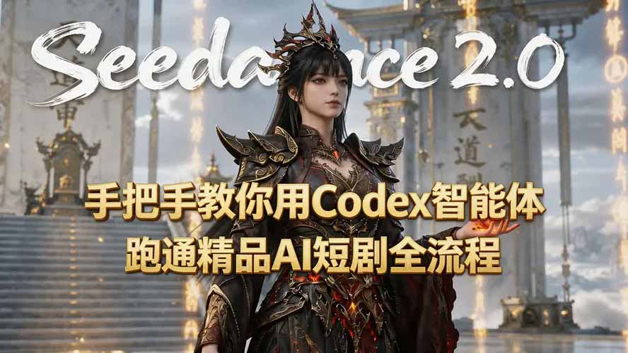 手把手教你用Seedance2.0+Codex智能体跑通精品AI短剧全流程(附3种skill技能-HEIXMI（中国站）