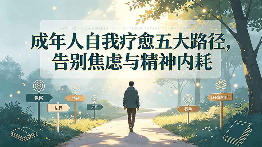 付费文章：成年人自我疗愈五大路径，告别焦虑与精神内耗-HEIXMI（中国站）