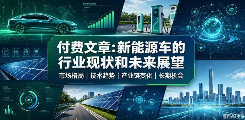付费文章：新能原车的行业现状和未来展望-HEIXMI（中国站）