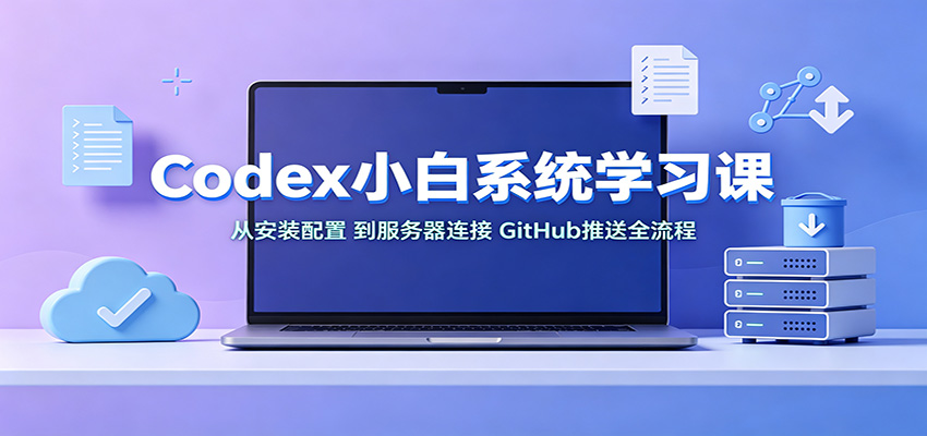 Codex小白系统学习课：小从安装配置，到服务器连接、GitHub推送全流程-HEIXMI（中国站）