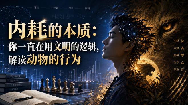 付费文章：内耗的本质：你一直在用文明的逻辑，解读动物的行为-HEIXMI（中国站）