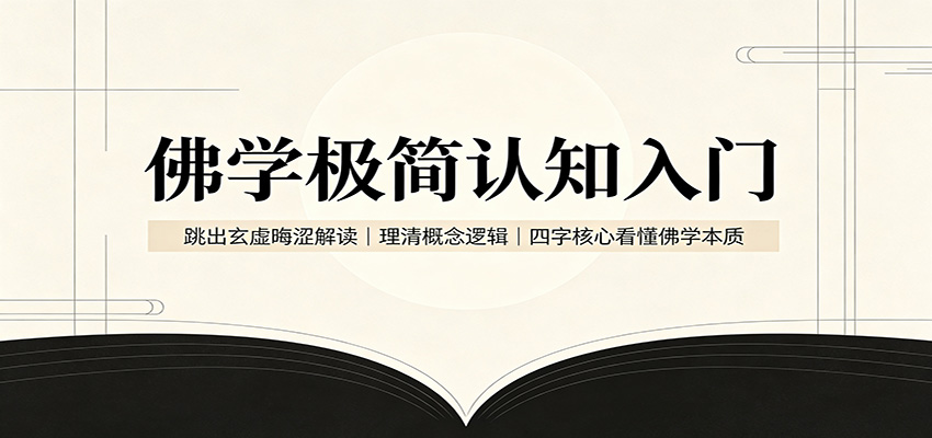 佛学极简认知入门：跳出玄虚晦涩解读，理清概念逻辑，四字核心看懂佛学本质-HEIXMI（中国站）
