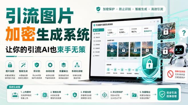 引流图片加密生成系统，让你的引流AI也束手无策-HEIXMI（中国站）