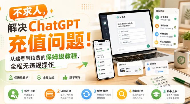 不求人，解决ChatGPT充值问题！从建号到续费的保姆级教程，全程无违规操作-HEIXMI（中国站）