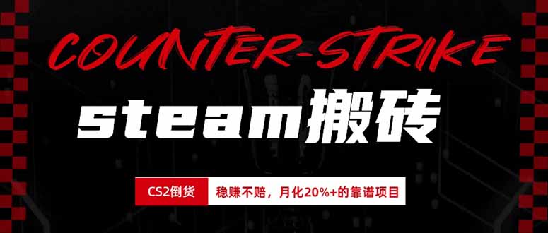 steam搬砖，倒卖cs2饰品，达到月化20%+的收益，真正的靠谱可落地长期项目-HEIXMI（中国站）