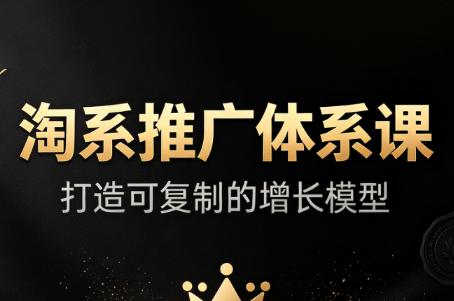 大山·淘系推广体系课-HEIXMI（中国站）