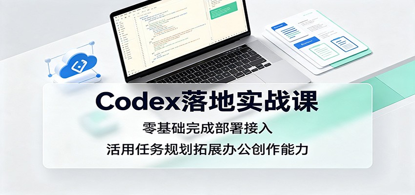 Codex落地实战课：零基础完成部署接入，活用任务规划拓展办公创作能力-HEIXMI（中国站）
