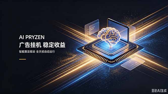 AI Pryzen 广告挂机｜24小时自动跑，日入300-500，新手零门槛-HEIXMI（中国站）