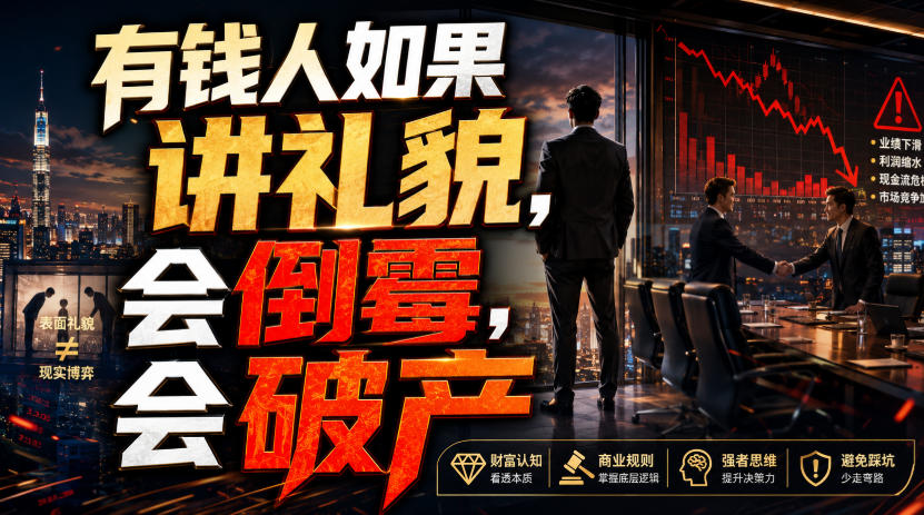 付费文章：有钱人如果讲礼貌，会倒霉，会破产-HEIXMI（中国站）