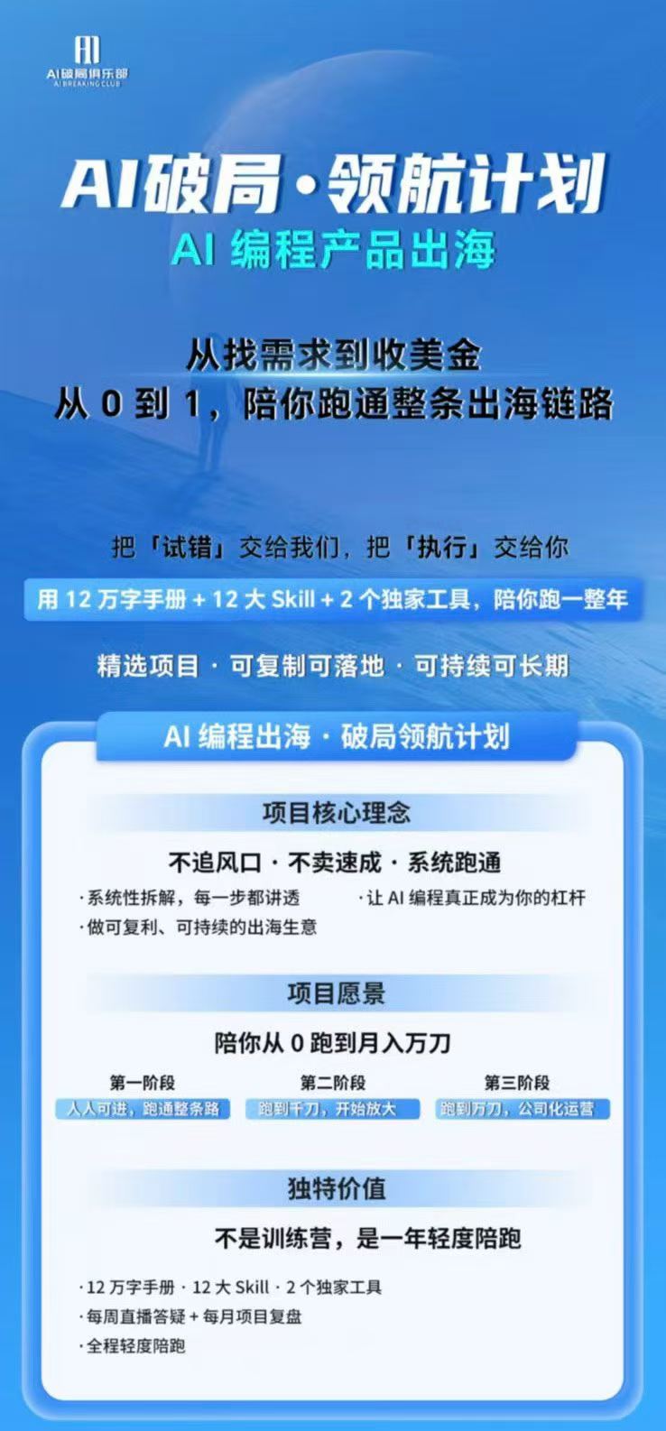 图片[1]-AI编程产品出海领航计划-更新：12万字手册+12大Skill+2个独家工具，从找需求到上线收美金跑通全链路-HEIXMI（中国站）
