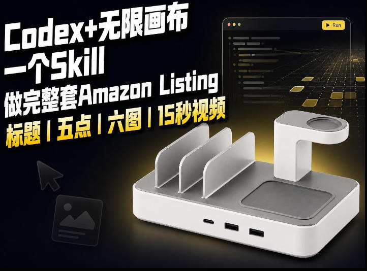 我用一个Codex Skill做完Amazon Listing：标题、五点、六图和视频全流程-HEIXMI（中国站）