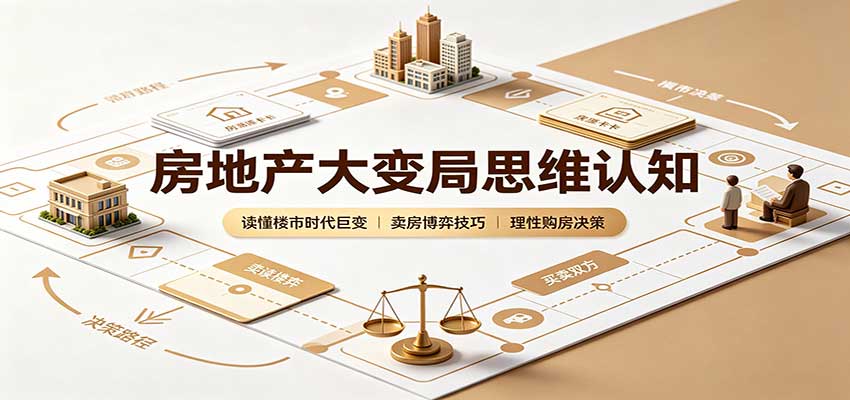 房地产大变局思维认知：读懂楼市时代巨变，卖房博弈技巧，理性购房决策-HEIXMI（中国站）