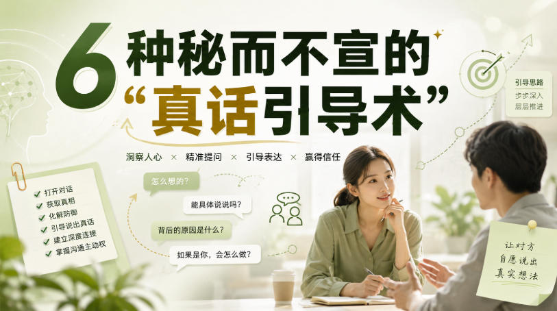 付费文章：6种秘而不宣的“真话引导术”-HEIXMI（中国站）