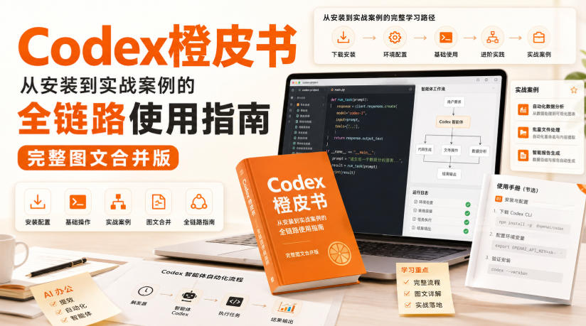 Codex橙皮书，从安装到实战案例的全链路使用指南，完整图文合并版-HEIXMI（中国站）