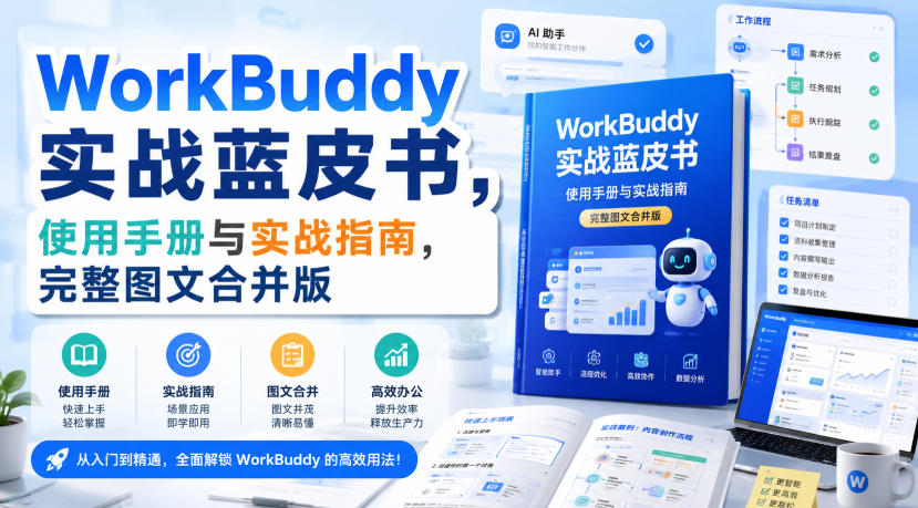 WorkBuddy实战蓝皮书，使用手册与实战指南，完整图文合并版-HEIXMI（中国站）