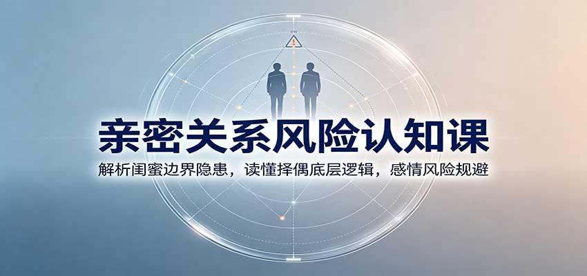 亲密关系风险认知课：解析闺蜜边界隐患，读懂择偶底层逻辑，感情风险规避-HEIXMI（中国站）