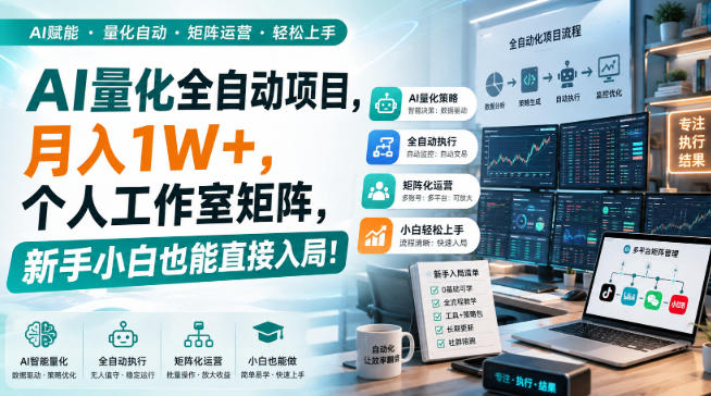AI黄金量化玩法，新手低成本入局的最佳跳板，月收益轻松万元！-HEIXMI（中国站）