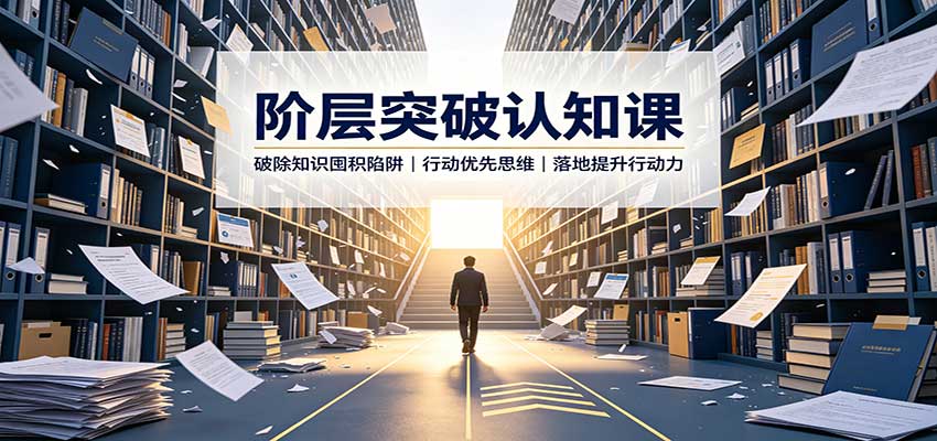 阶层突破认知课：破除知识囤积陷阱，行动优先思维，落地提升行动力-HEIXMI（中国站）