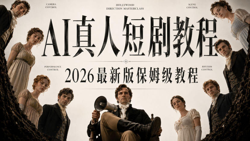AI真人短剧制作全流程，AI视频大佬专为零基础研制的AI短剧教程，保姆级教程，新手一学就会！-HEIXMI（中国站）