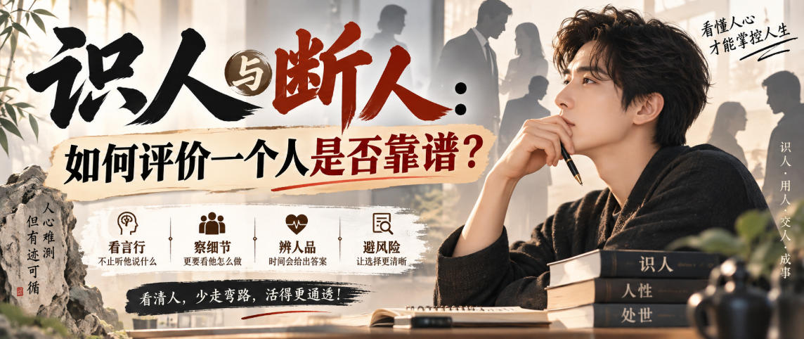 付费文章：识人与断人：如何评价一个人是否靠谱？-HEIXMI（中国站）