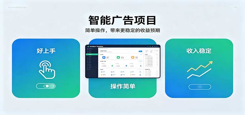 智能广告挂机项目，操作简单上手快，收益稳定可持续。稳定日入300+-HEIXMI（中国站）